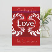 このクリスマスを愛して送る…写真付き シーズンカード (スタンド正面)