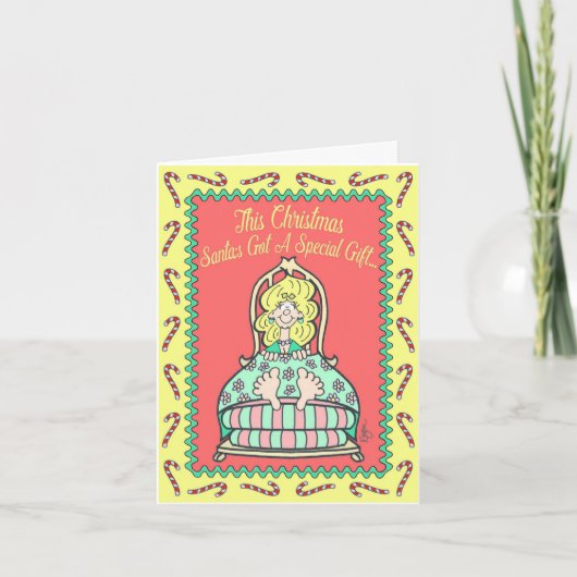 このクリスマスカード シーズンカード (正面)