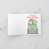 このクリスマスカード シーズンカード (内部)