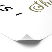 このクリスマスグリーンの小さな地域で買い物 ポスター (コーナー)