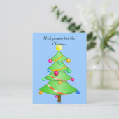 このクリスマスポストカードに来てほしい シーズンポストカード (スタンド正面)