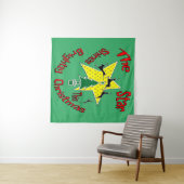 このクリスマスマグは星が明るく輝く タペストリー (インサイチュ(横))