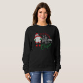 このクリスマスユーモアは満月になるだろう スウェットシャツ (正面フル)