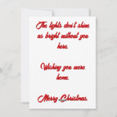 このクリスマス君を想う シーズンカード (裏面)