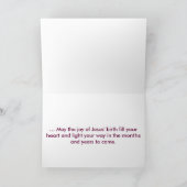 このクリスマス シーズンカード (内部)