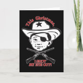 このクリスマス、私は私の目を撃ちました! シーズンカード (正面)