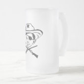 このクリスマス、私は私の目を撃ちました! フロストグラスビールジョッキ (正面右)