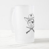 このクリスマス、私は私の目を撃ちました! フロストグラスビールジョッキ (正面左)