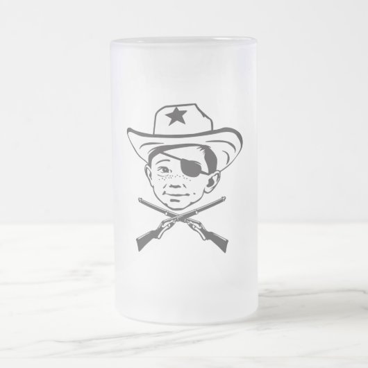 このクリスマス、私は私の目を撃ちました! フロストグラスビールジョッキ (中央)