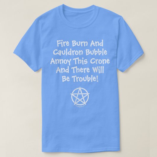 このクロネ異教のウィッカ信者生意気な魔女を悩ませない61 Tシャツ (デザイン正面)