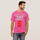このクールBmxライダーは5自転車おもしろいBmxである Tシャツ (正面フル)
