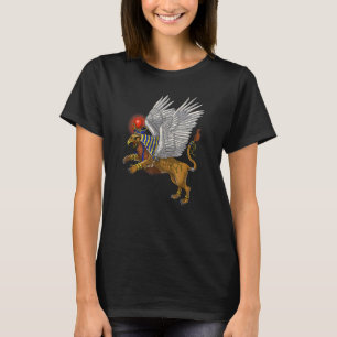 このグリフィンエジプト神話の神古代エジプト Tシャツ
