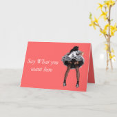 このグリーティングカードを個人用に設定 カード (黄色い花)