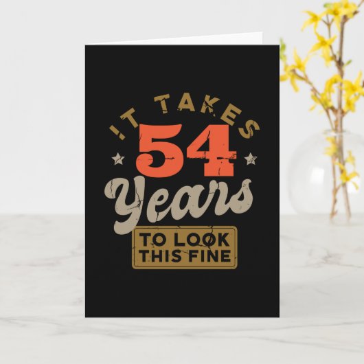 このグリーティングカードを見るには素晴らし54年かかる カード (黄色い花)