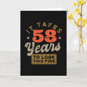 このグリーティングカードを見るには素晴らし58年かかる カード (黄色い花)