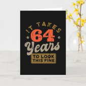 このグリーティングカードを見るには素晴らし64年かかる カード (黄色い花)