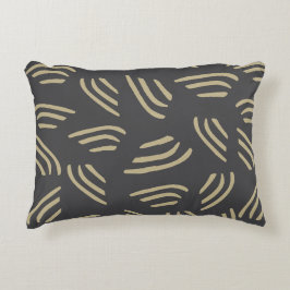 このグレーとニュートラルフレックスのアクセント枕 アクセントクッション