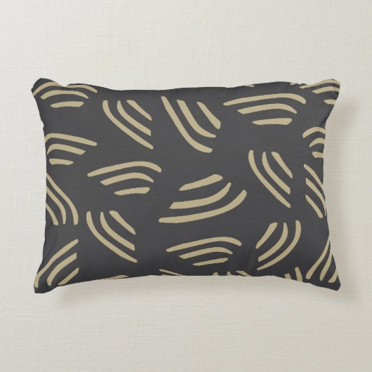 このグレーとニュートラルフレックスのアクセント枕 アクセントクッション (正面)