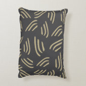 このグレーとニュートラルフレックスのアクセント枕 アクセントクッション (裏面(縦))