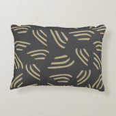 このグレーとニュートラルフレックスのアクセント枕 アクセントクッション (裏面)