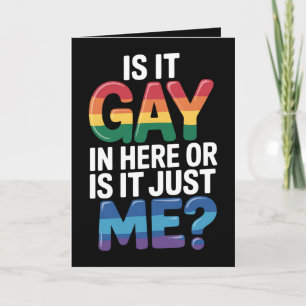 このゲイか私だけおもしろいLGBTQ カード
