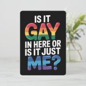 このゲイか私だけおもしろいLGBTQ 招待状 (スタンド正面)