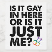 このゲイか私のLgbtプライドか ワインラベル (シングルラベル)