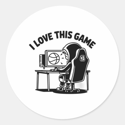 このゲームが大好き ラウンドシール (正面)
