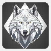 このゲームのルールを変える狼！」 スクエアシール (正面)