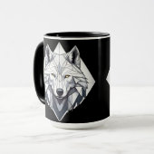 このゲームのルールを変える狼！」 マグカップ (正面左)