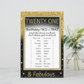 このゲームまたは誕生日21ゲーム (スタンド正面)