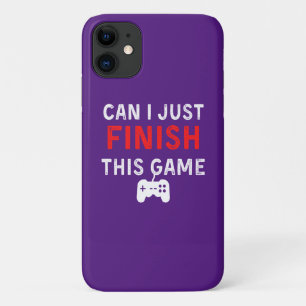 このゲームを最後までプレイさせてよ、面白いゲーマーの名言 iPhone 11 ケース