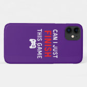 このゲームを最後までプレイさせてよ、面白いゲーマーの名言 Case-Mate iPhoneケース (裏面(横))