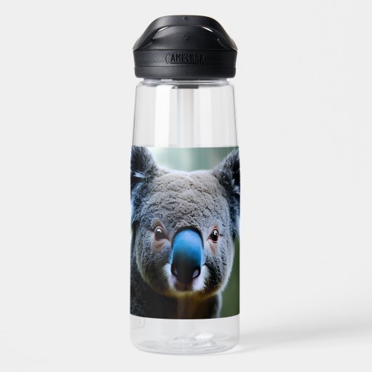 このコアラ・ベアはセルフィーを愛しているだけだ。 ウォーターボトル (背面)