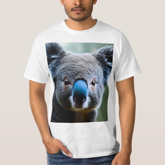 このコアラ・ベアは自分好きでメンズTシャツ Tシャツ (正面)