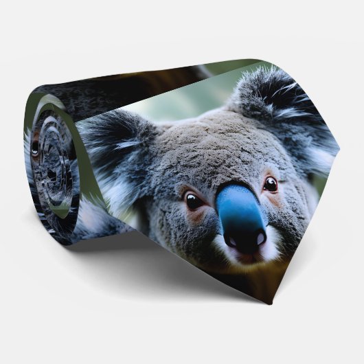 このコアラ・ベアは自撮りネックタイが大好き ネクタイ (ロール)