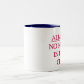 このコップのマグのほとんど酒宴無し ツートーンマグカップ (中央)