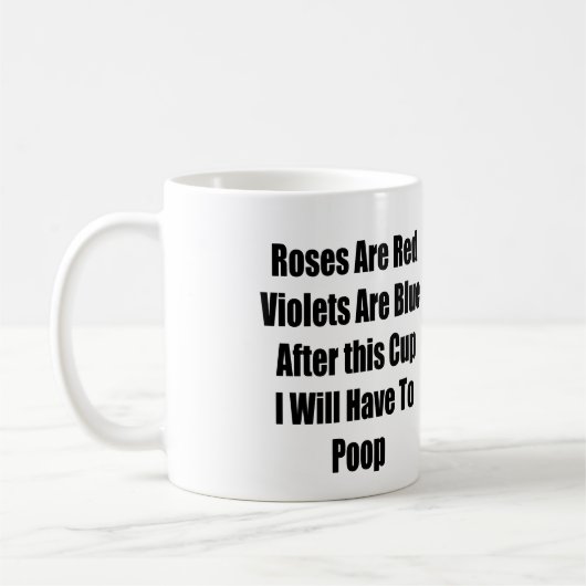 このコップの後で私はなりますウンチ コーヒーマグカップ (左)