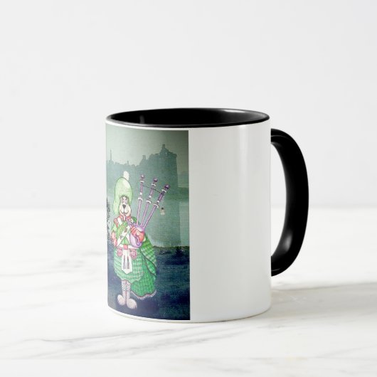 このコップはスコットランドの若者かLas.のために設計されています マグカップ (正面右)