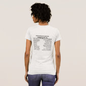 このコンサートのスタイルのTシャツのように目覚めました Tシャツ (裏面フル)