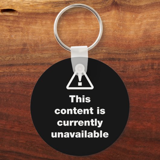 ⚠このコンテンツは現在キーチェーンを使用できない キーホルダー (正面)