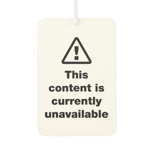 ⚠このコンテンツは現在使用できない カーエアーフレッシュナー (正面)