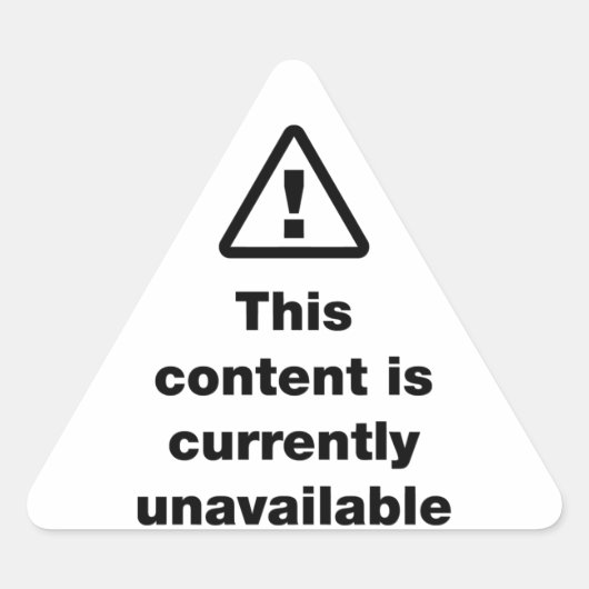 ⚠このコンテンツは現在使用できない 三角形シール (正面)