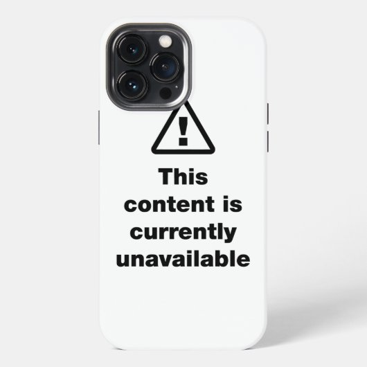 ⚠このコンテンツは現在使用できない iPhoneケース (裏面)