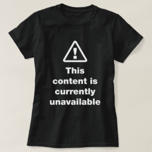 ⚠このコンテンツは現在利用できないTシャツである Tシャツ