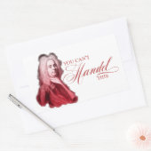 このコンポーザプンはクラシカル処理できない 長方形シール (封筒)