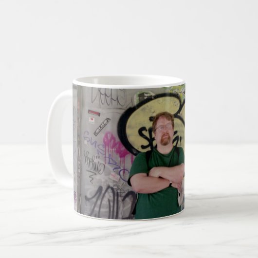 このコーヒーの接触について考えないで下さい コーヒーマグカップ (正面左)