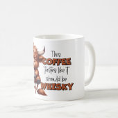 このコーヒーはウィスキーの味がする コーヒーマグカップ (正面右)