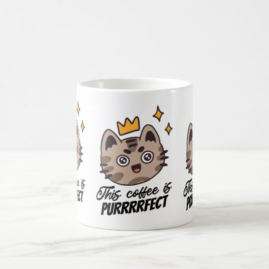 このコーヒーは猫とコーヒー好き コーヒーマグカップ (中央)