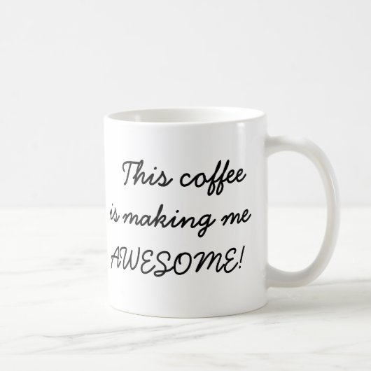 このコーヒーは私に素晴らしくおもしろいなオフィスの冗談をしています コーヒーマグカップ (右)